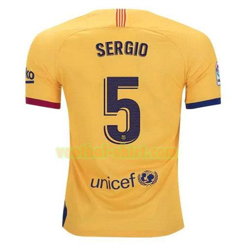 sergio 5 barcelona uit shirt 2019-2020 mannen