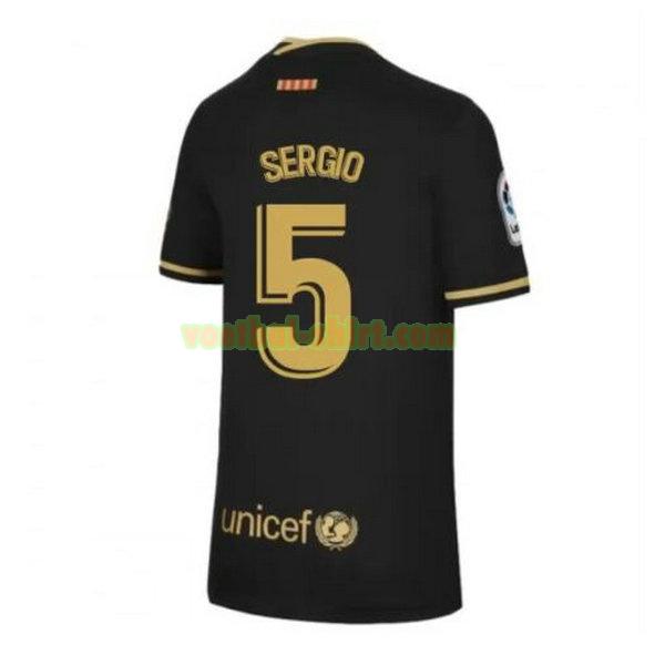 sergio 5 barcelona uit shirt 2020-2021 mannen