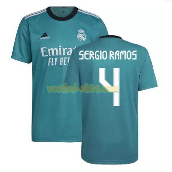 sergio ramos 4 real madrid 3e shirt 2021 2022 groen mannen