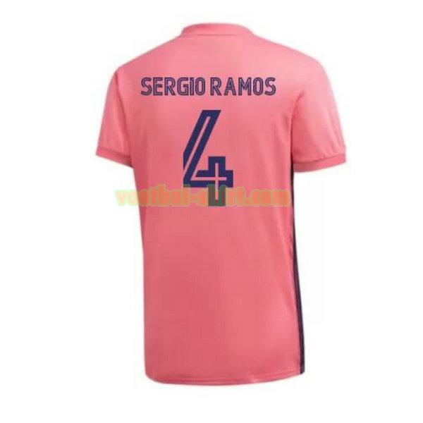 sergio ramos 4 real madrid uit shirt 2020-2021 mannen