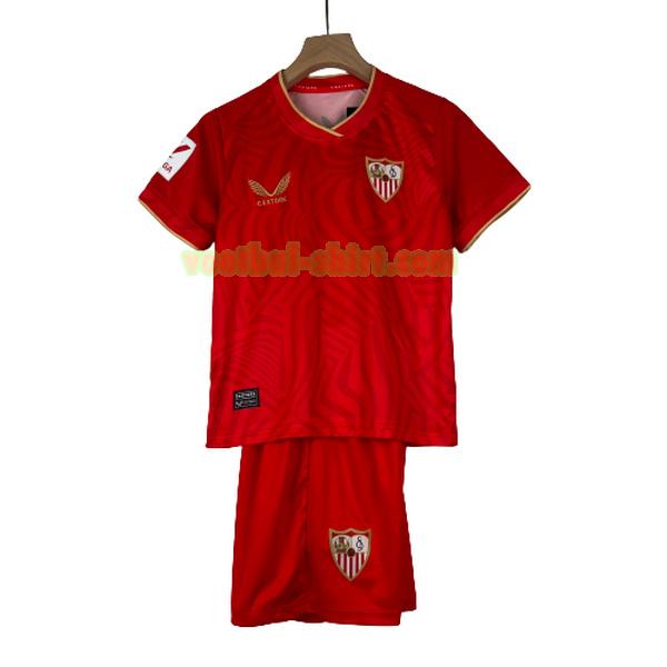 sevilla thuis shirt 2023 2024 rood kinderen