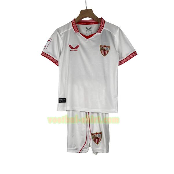 sevilla uit shirt 2023 2024 wit kinderen