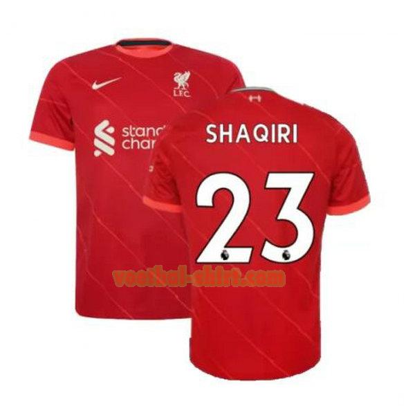 shaqiri 23 liverpool thuis shirt 2021 2022 rood mannen