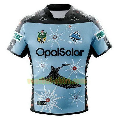 sharks rugby shirt 2018 blauw mannen