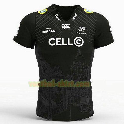 sharks thuis rugby shirt 2018 zwart mannen