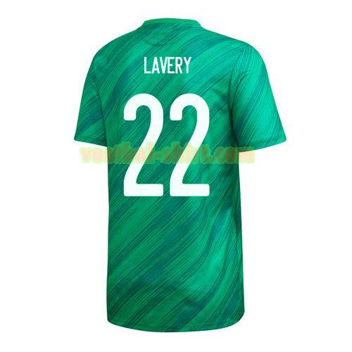 shayne lavery 22 noord ierland thuis shirt 2020 mannen