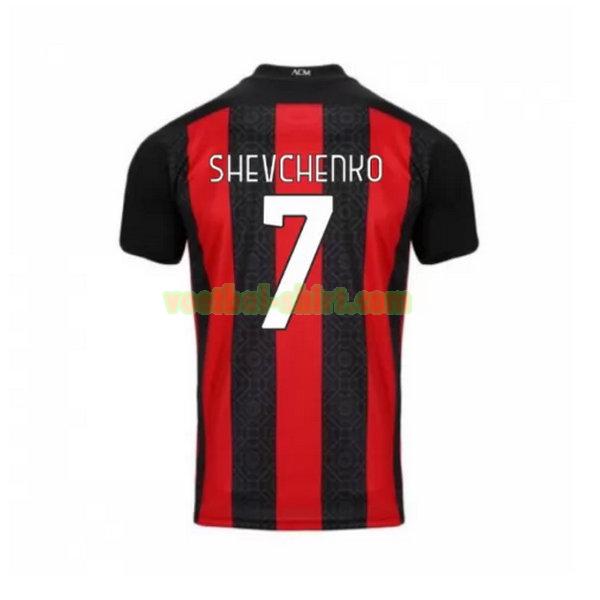 shevchenko 7 ac milan thuis shirt 2020-2021 mannen