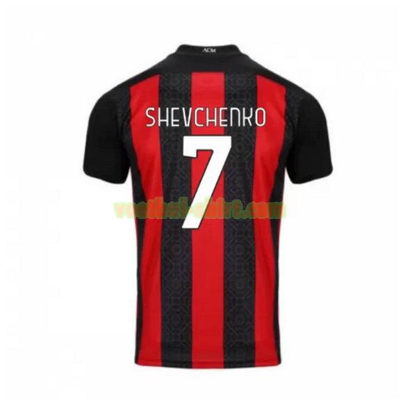 shevchenko 7 ac milan thuis shirt 2020-2021 mannen