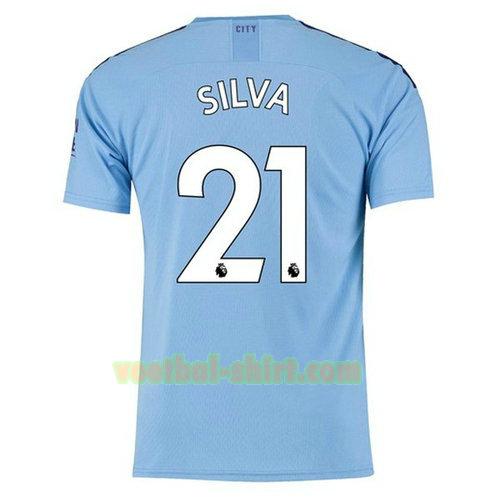 silva 21 manchester city thuis shirt 2019-2020 mannen