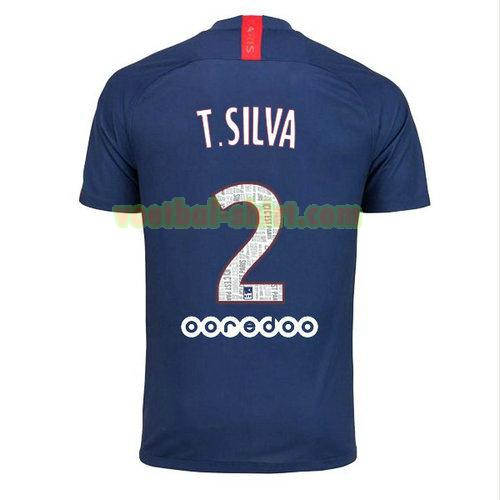 silva 2 paris saint germain thuis shirt 2019-2020 mannen