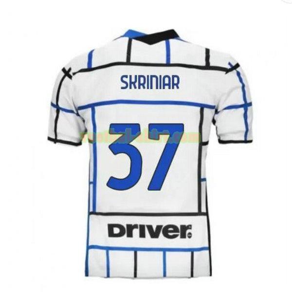 skriniar 37 inter milan uit shirt 2020-2021 mannen