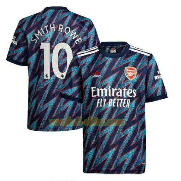 smith rowe 10 arsenal 3e shirt 2021 2022 blauw mannen