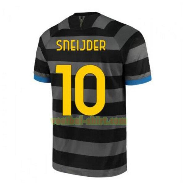 sneijder 10 inter milan 3e shirt 2020-2021 grijs mannen