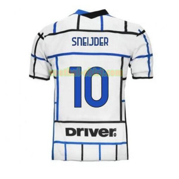 sneijder 10 inter milan uit shirt 2020-2021 mannen