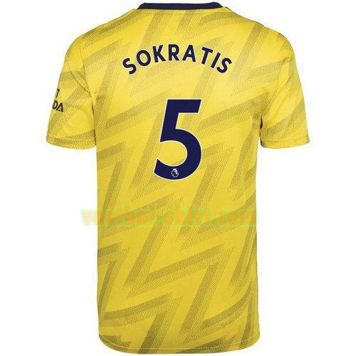 sokratis 5 arsenal uit shirt 2019-2020 mannen
