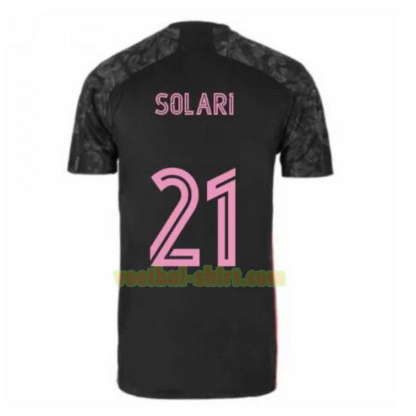 solari 21 real madrid 3e shirt 2020-2021 zwart mannen