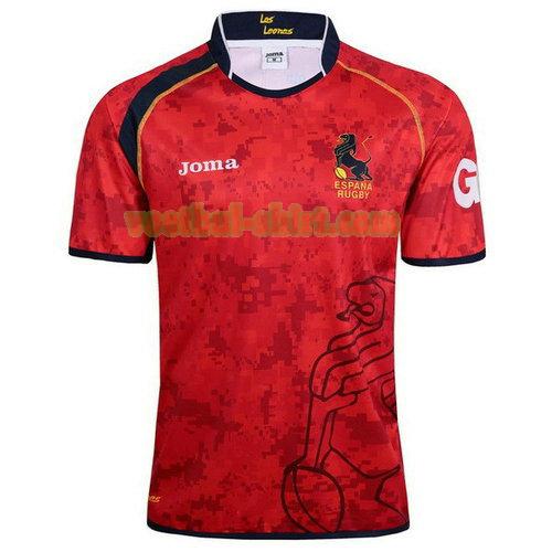 spanje thuis rugby shirt 2017-2018 rood mannen