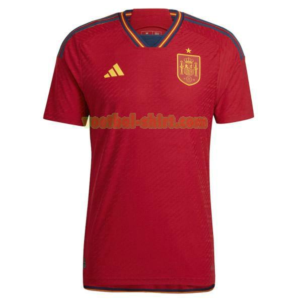 spanje thuis shirt 2022 rood mannen