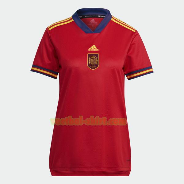 spanje thuis shirt euro 2022 rood dames