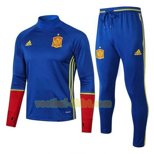 spanje trainingspak 18-19 blauw rood mannen