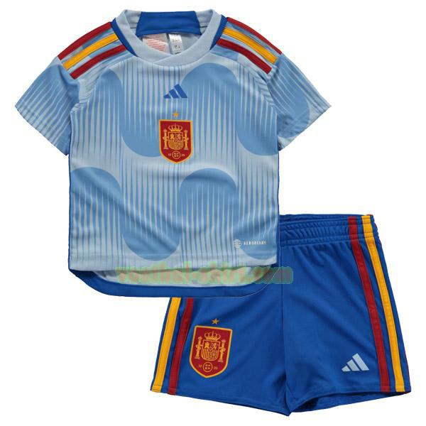 spanje uit shirt 2022 blauw kinderen