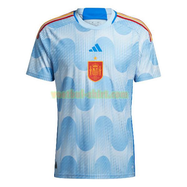 spanje uit shirt 2022 thailand blauw mannen