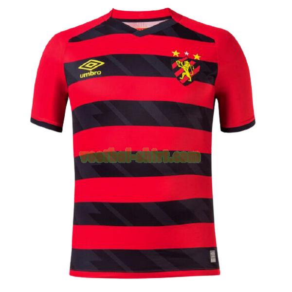 sport recife thuis shirt 2021 2022 thailand rood zwart mannen