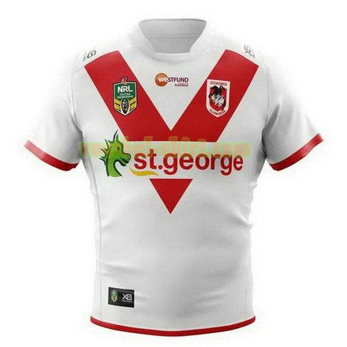 st. george illawarra dragons thuis rugby shirt 2018 wit mannen