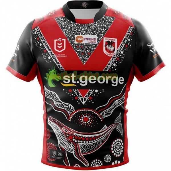 st george illawarra dragons indigenous shirt 2019 zwart mannen