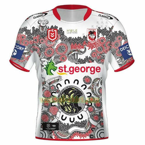 st george illawarra dragons indigenous shirt 2021 wit mannen