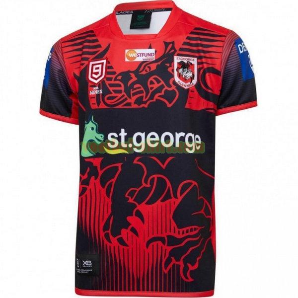 st george illawarra dragons nines shirt 2020 rood mannen