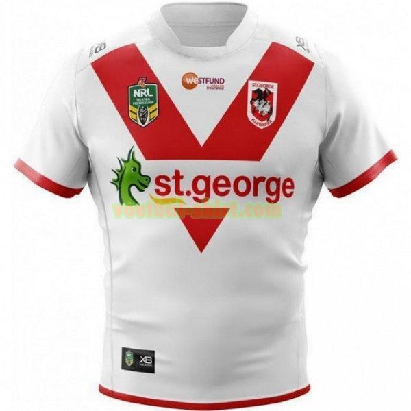 st george illawarra dragons thuis shirt 2018 wit mannen