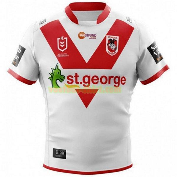 st george illawarra dragons thuis shirt 2019 wit mannen