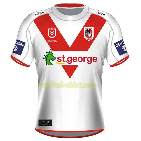 st george illawarra dragons thuis shirt 2021 wit mannen