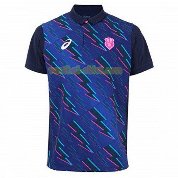 stade francais uit shirt 2017-2018 blauw mannen