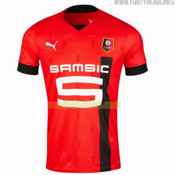 stade rennes thuis shirt 2022 2023 rood mannen