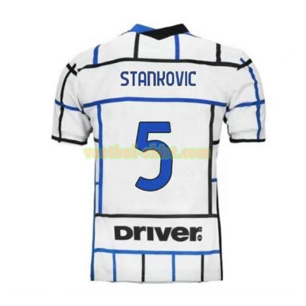 stankovic 5 inter milan uit shirt 2020-2021 mannen