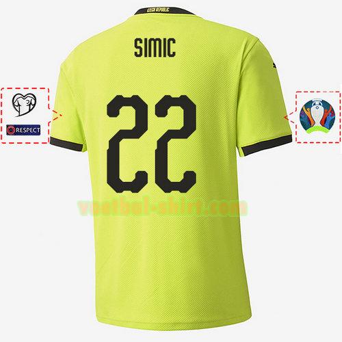 stefan simic 22 tsjechische republiek uit shirt 2020 mannen