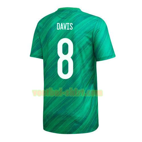 steven davis 8 noord ierland thuis shirt 2020 mannen