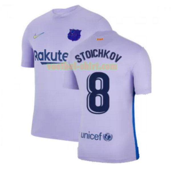 stoichkov 8.jpg barcelona uit shirt 2021 2022 geel mannen