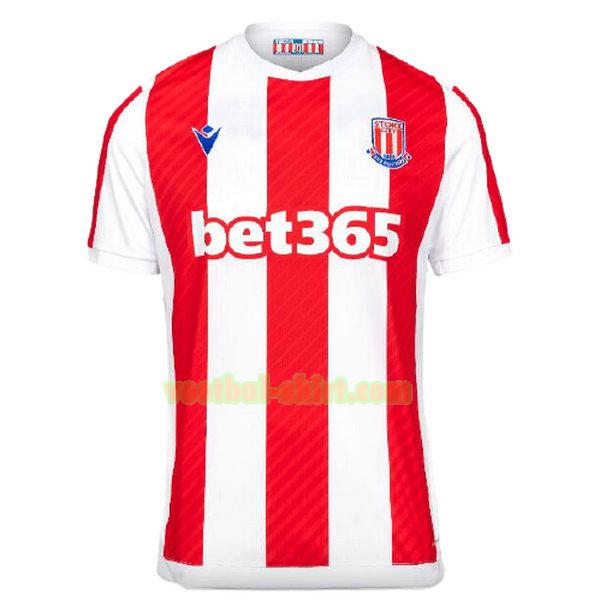 stoke city thuis shirt 2021 2022 thailand rood wit mannen