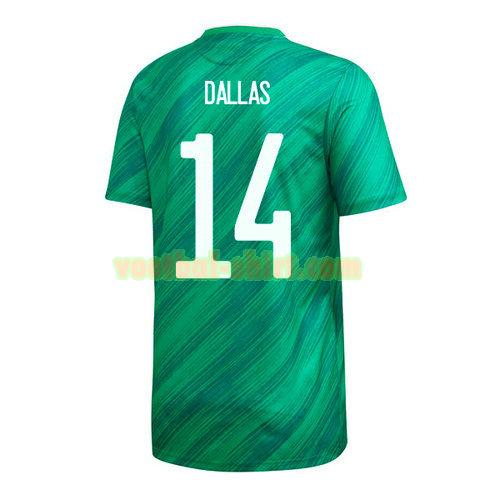 stuart dallas 14 noord ierland thuis shirt 2020 mannen