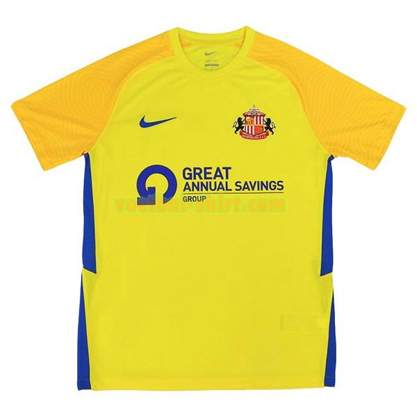 sunderland uit shirt 2021 2022 thailand geel mannen