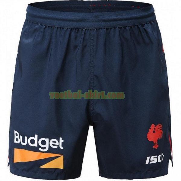 sydney roosters opleiding shorts 2020 blauw mannen