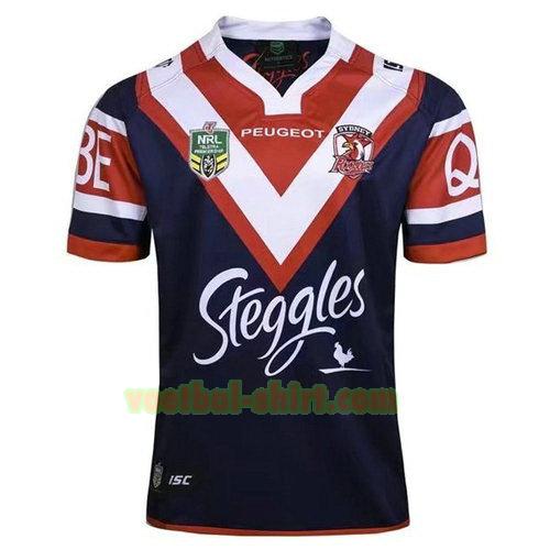 sydney roosters thuis rugby shirt 2017 blauw mannen