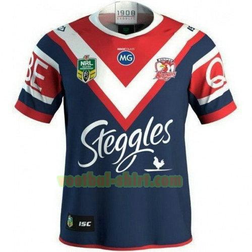 sydney roosters thuis rugby shirt 2018 blauw mannen