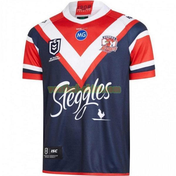 sydney roosters thuis shirt 2019 blauw mannen