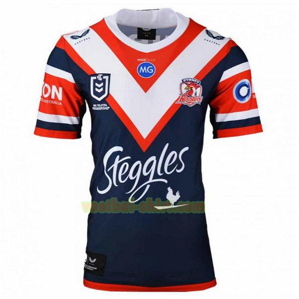 sydney roosters thuis shirt 2021 blauw mannen