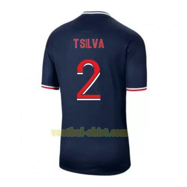 t.silva 2 paris saint germain thuis shirt 2020-2021 mannen