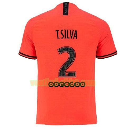 t.silva 2 paris saint germain uit shirt jordan 2020 mannen